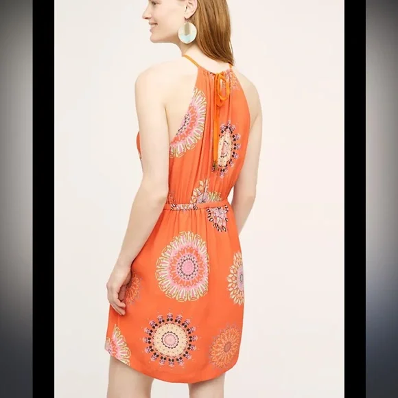 Anthropologie x Floreat Livia Printed Halter Mini Dress - Picture 3 of 7
